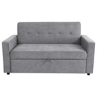 Schlafsofa Haze Grau B: 162 cm - Grau, Trend, Textil (162/90/89cm)
