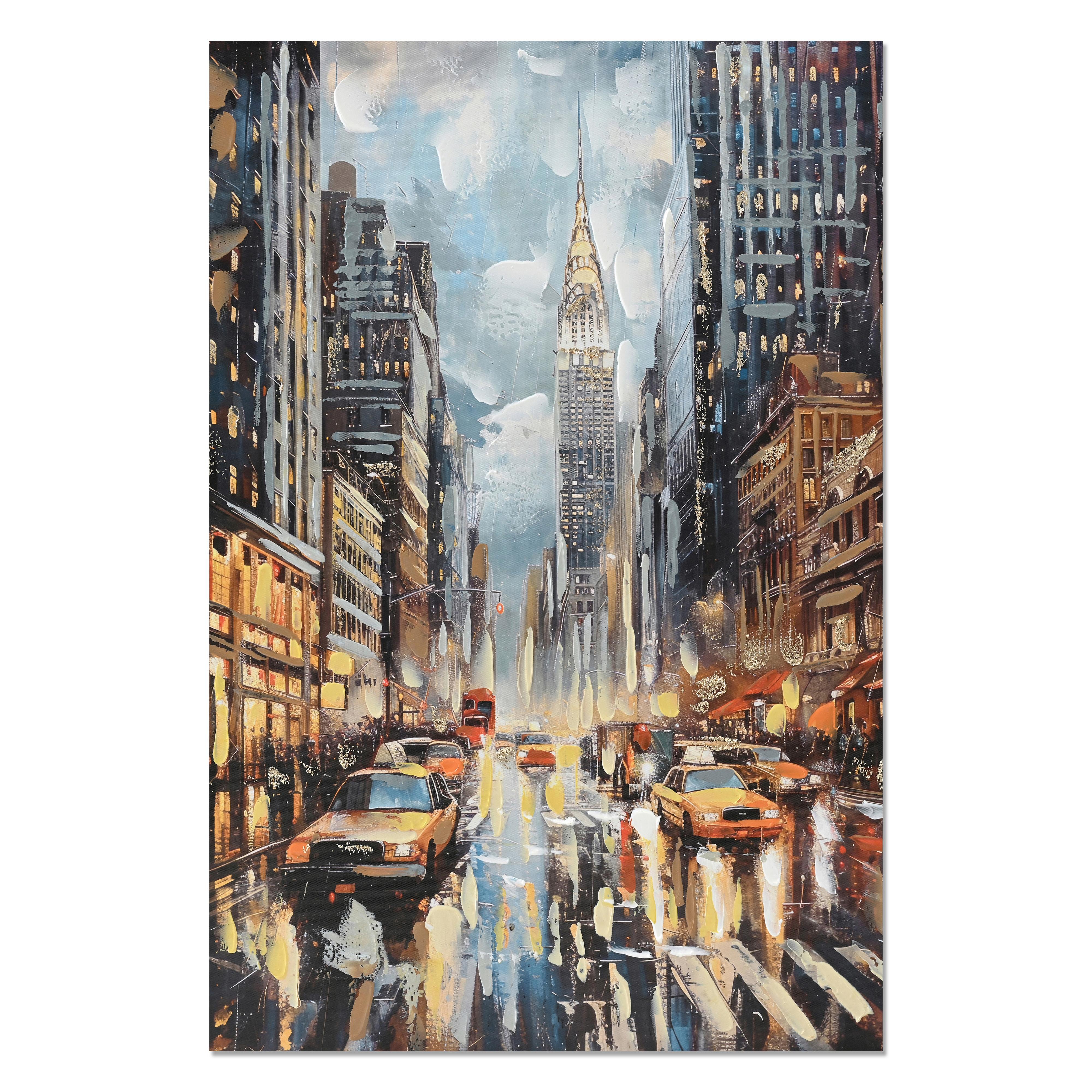 Obraz na plátne 120/60cm - viacfarebná, Modern, drevo/textil (80/100/3cm) - Mömax