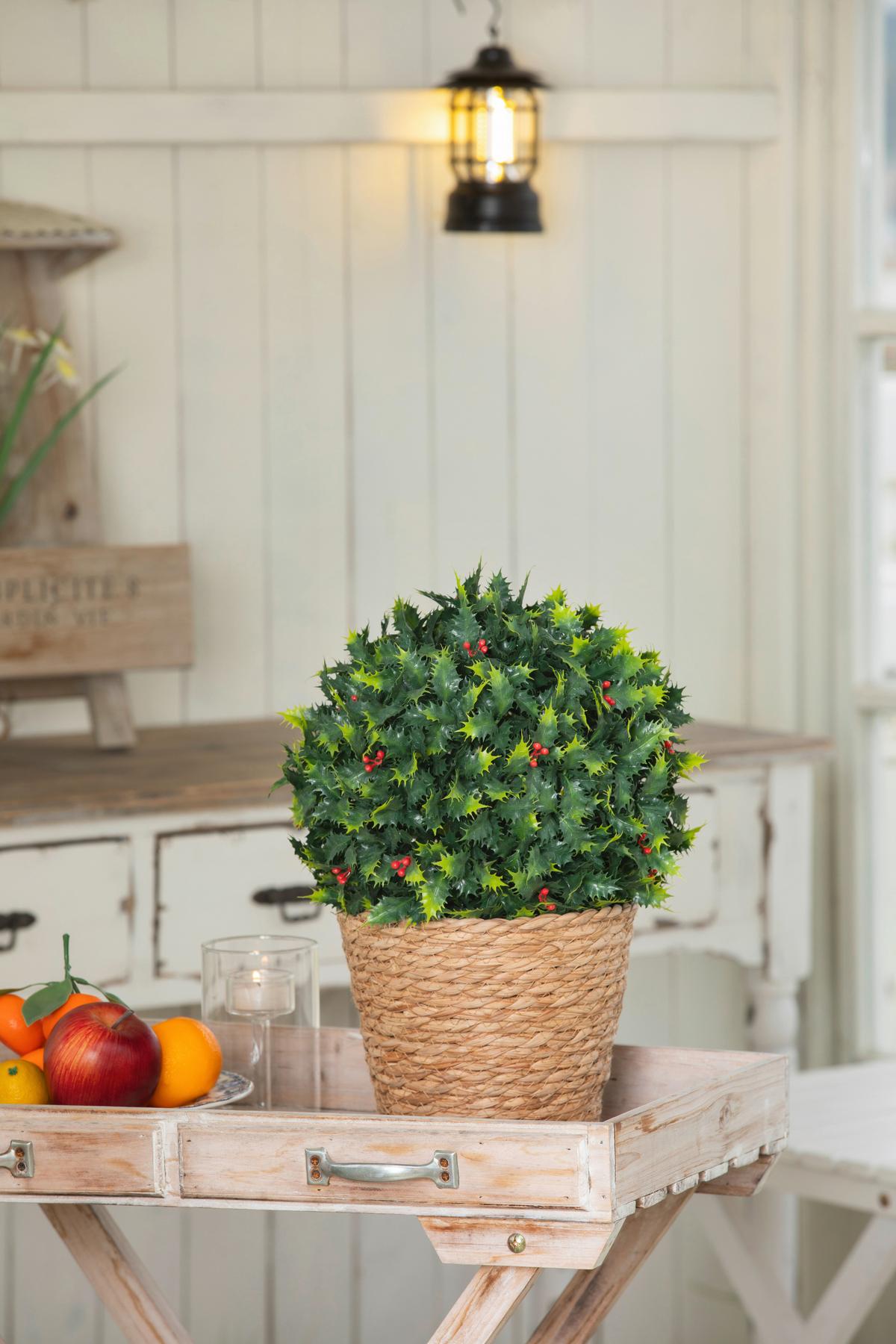 Graskugel Melina - Grün, KONVENTIONELL, Kunststoff (26cm) - Luca Bessoni