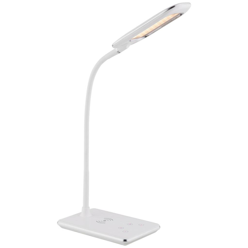 LED-Tischlampe Hekla dimmbar Weiß mit Stufenschalter