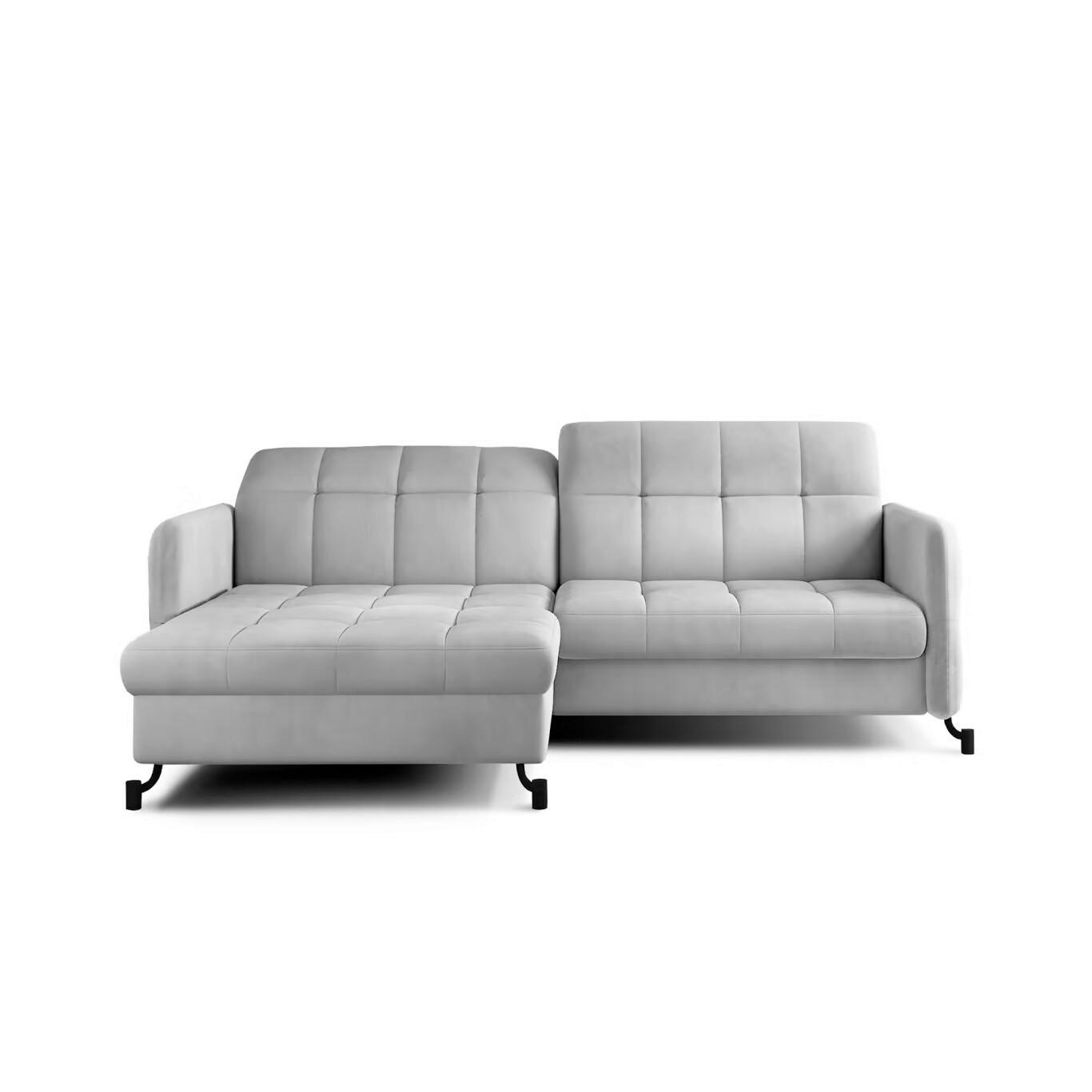 Ecksofa Lorelle Hellgrau S: 160x225 cm - Hellgrau, Design, Textil (160/225cm) - MID.YOU