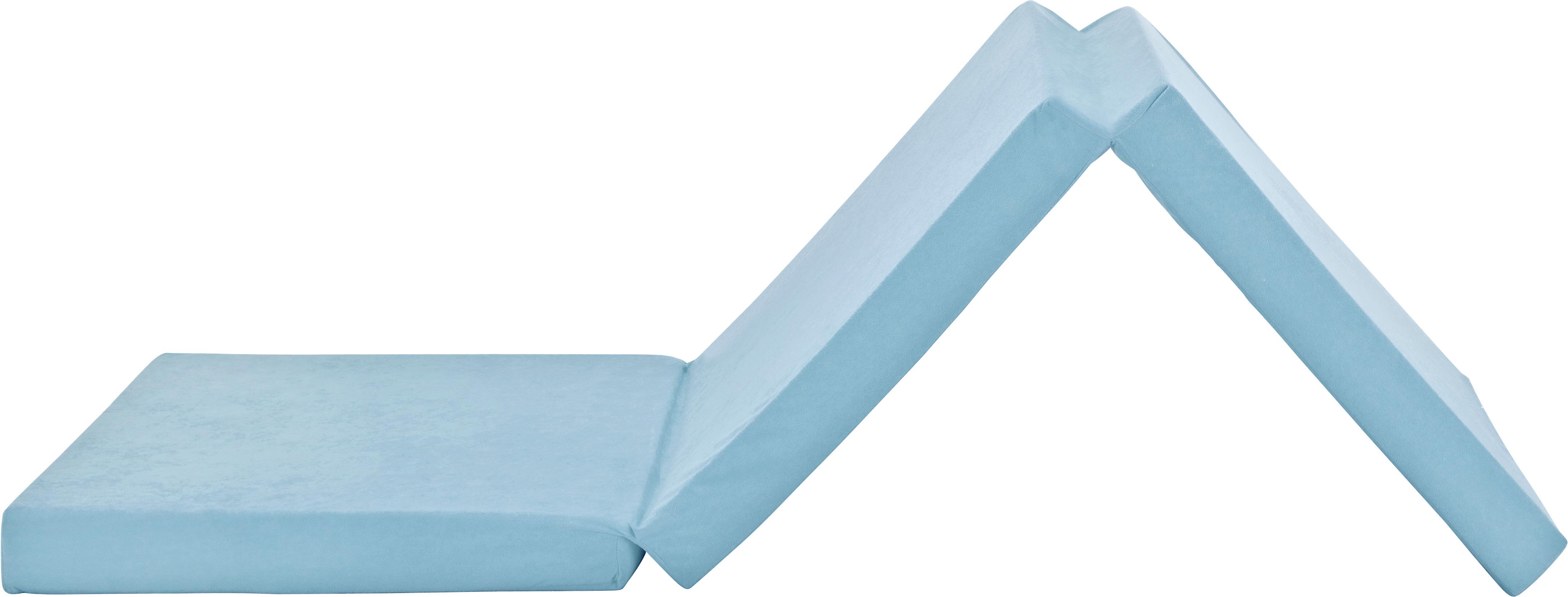 Skládací Matrace Basic 189/65 Cm, H2 - světle modrá, Konvenční, textil (65/189cm)
