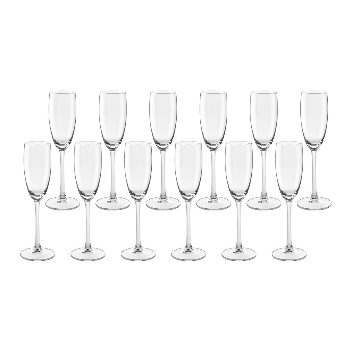 SADA SKLENIC PARTY -12KS - čiré, Konvenční, sklo (6,9/22cm) - Mömax