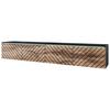 Lowboard Eiche Dekor Mit Beleuchtung - Eiche Wotan/Schwarz, Basics, Holzwerkstoff (180/30/33cm) - P & B