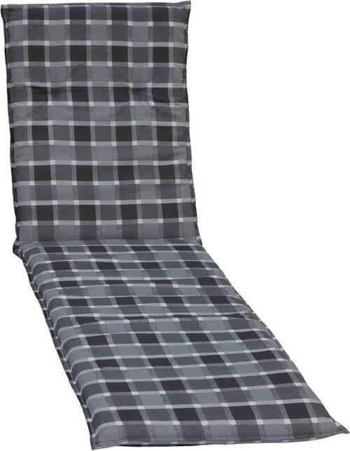 Auflage für Liege Belgrad 193x60x6 cm Grau - Grau, Basics, Textil (193/60/6cm)