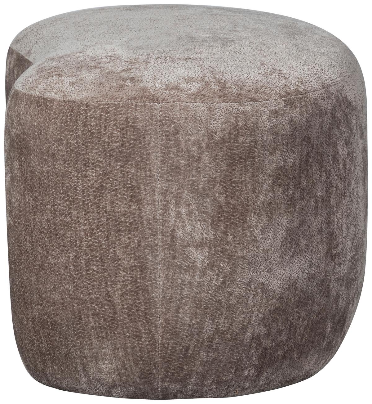 Hocker Popular Taupe B: 73cm - Taupe, Design, Textil (73/43/51cm) - Livetastic