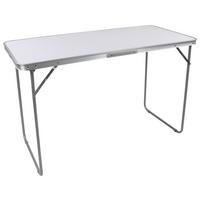 Campingtisch Galdas L Weiß B: 53 cm - Weiß, MODERN, Holzwerkstoff/Kunststoff (110/53/70cm) - Ambia Garden