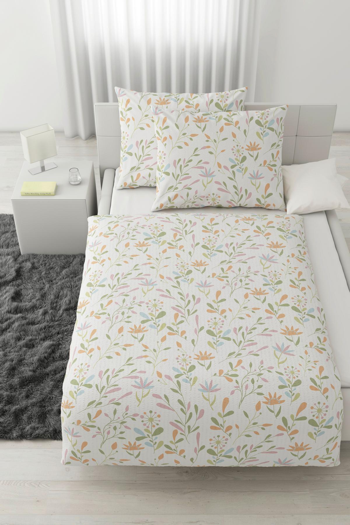 Povlečení Marina XXL, 2x70/90 200/220cm - bílá, Konvenční, textil (200/220cm) - Mömax
