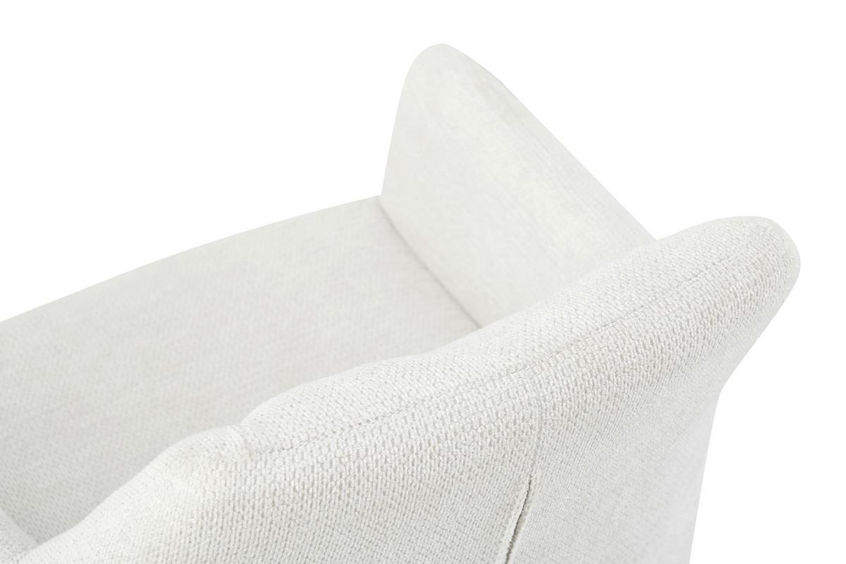 Stuhl-set Bella Creme B: 55 Cm - Creme/Schwarz, MODERN, Textil/Metall (55/82/62cm) - MID.YOU