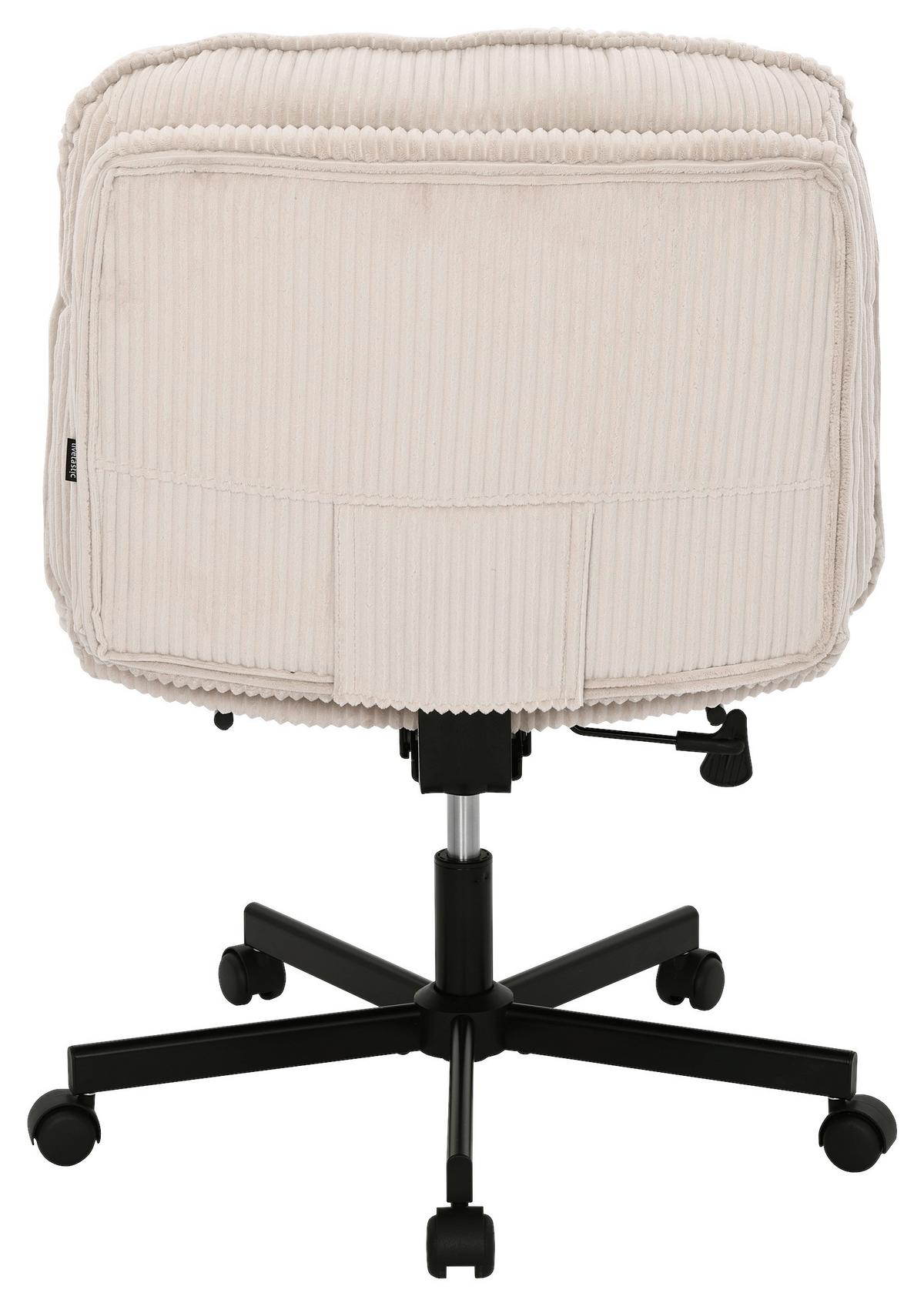 Drehstuhl Ahrhus Beige B: 67 cm - Beige/Schwarz, MODERN, Holz/Kunststoff (67/84.5-92.5/73,5cm) - Livetastic