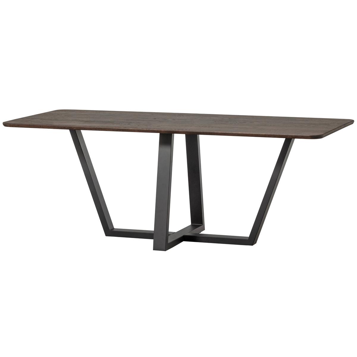 TISCHGESTELL Tablo Schwarz B: 147cm - Schwarz, MODERN, Metall (147/73/71cm) - Livetastic