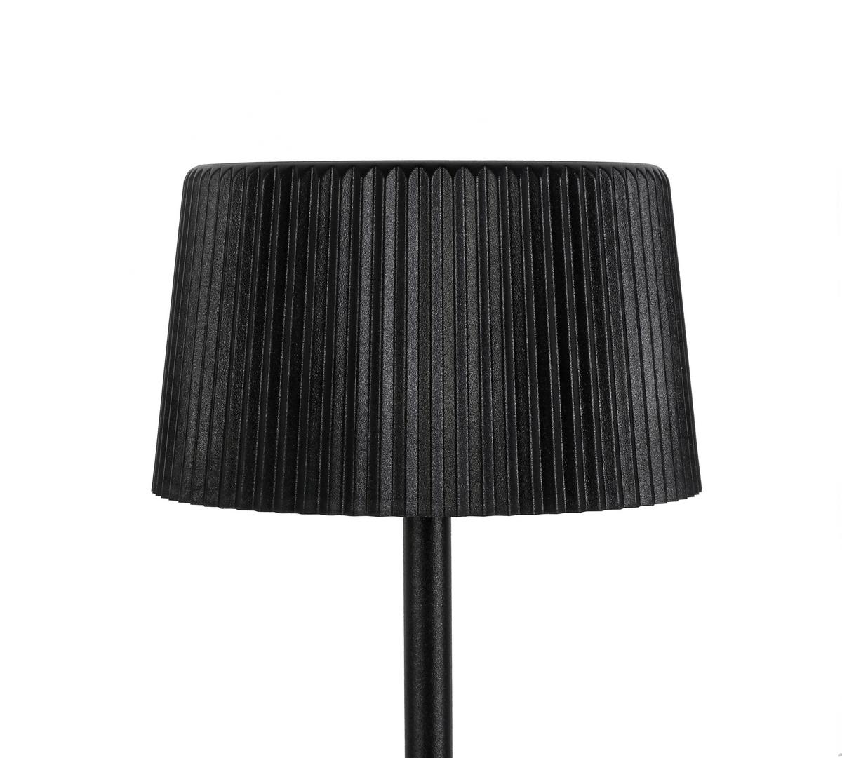 NABÍJATEĽNÁ STOLNÁ LAMPA THREMO - čierna/biela, Modern, kov/plast (11/30/21,1cm) - Mömax