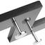 Wandgarderobe Walter 6 - Chromfarben/Schwarz, Holzwerkstoff/Metall (56/34/3cm) Wandgarderobe Walter 6 - Chromfarben/Schwarz, Holzwerkstoff/Metall (56/34/3cm)