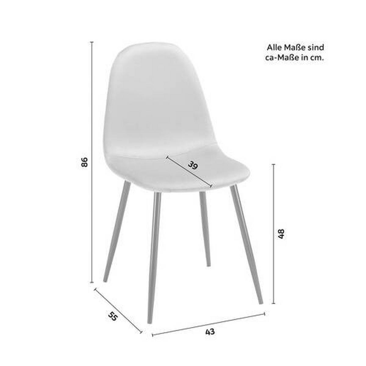 Židle LIO samet tmavě šedá - šedá/černá, Moderní, kov/dřevo (43/86/55cm) - Bessagi Home