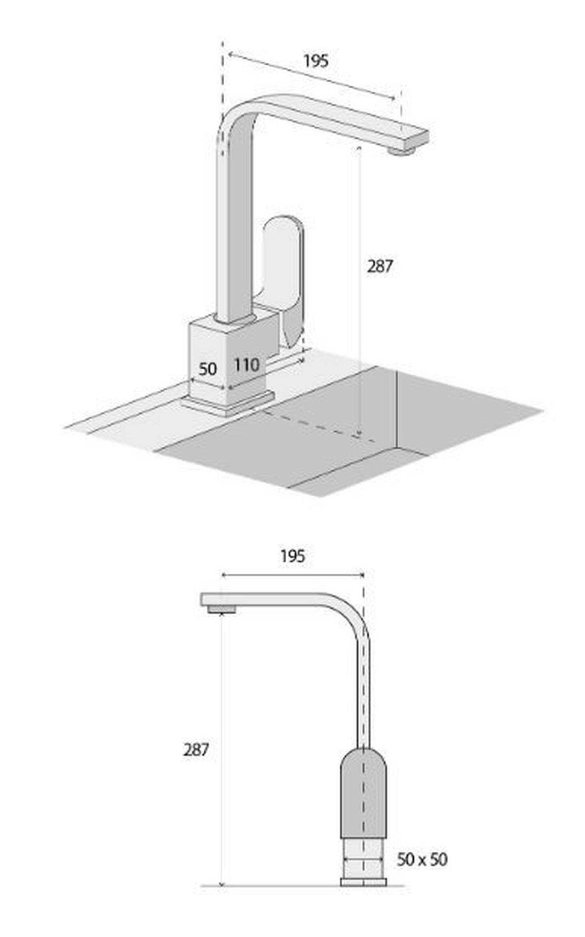 Baterie CONCEPT BDG6529BC - Moderní, kámen (30,5cm) - Concept