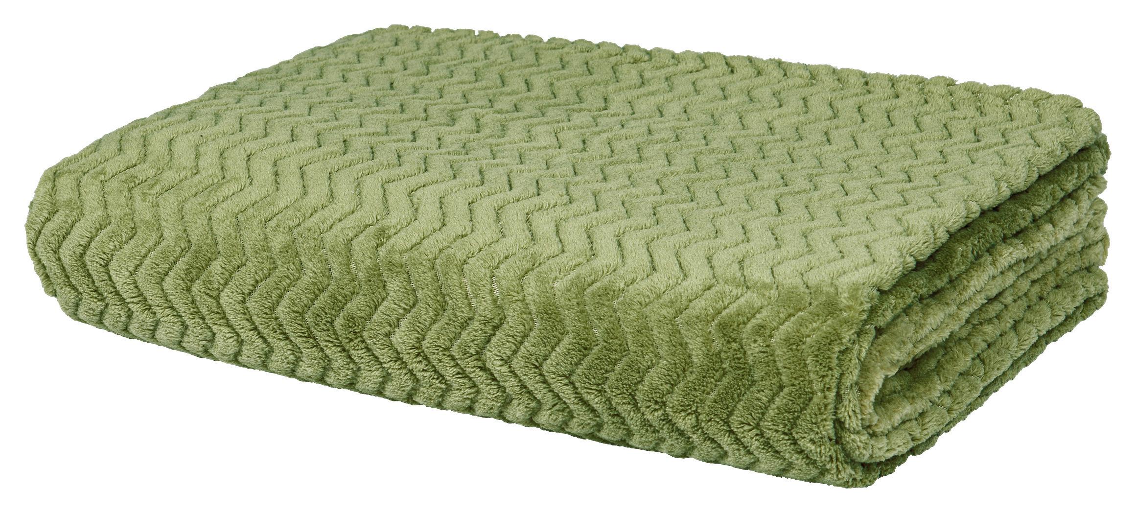 Kuscheldecke Talisha Olivengrün 130x170 cm