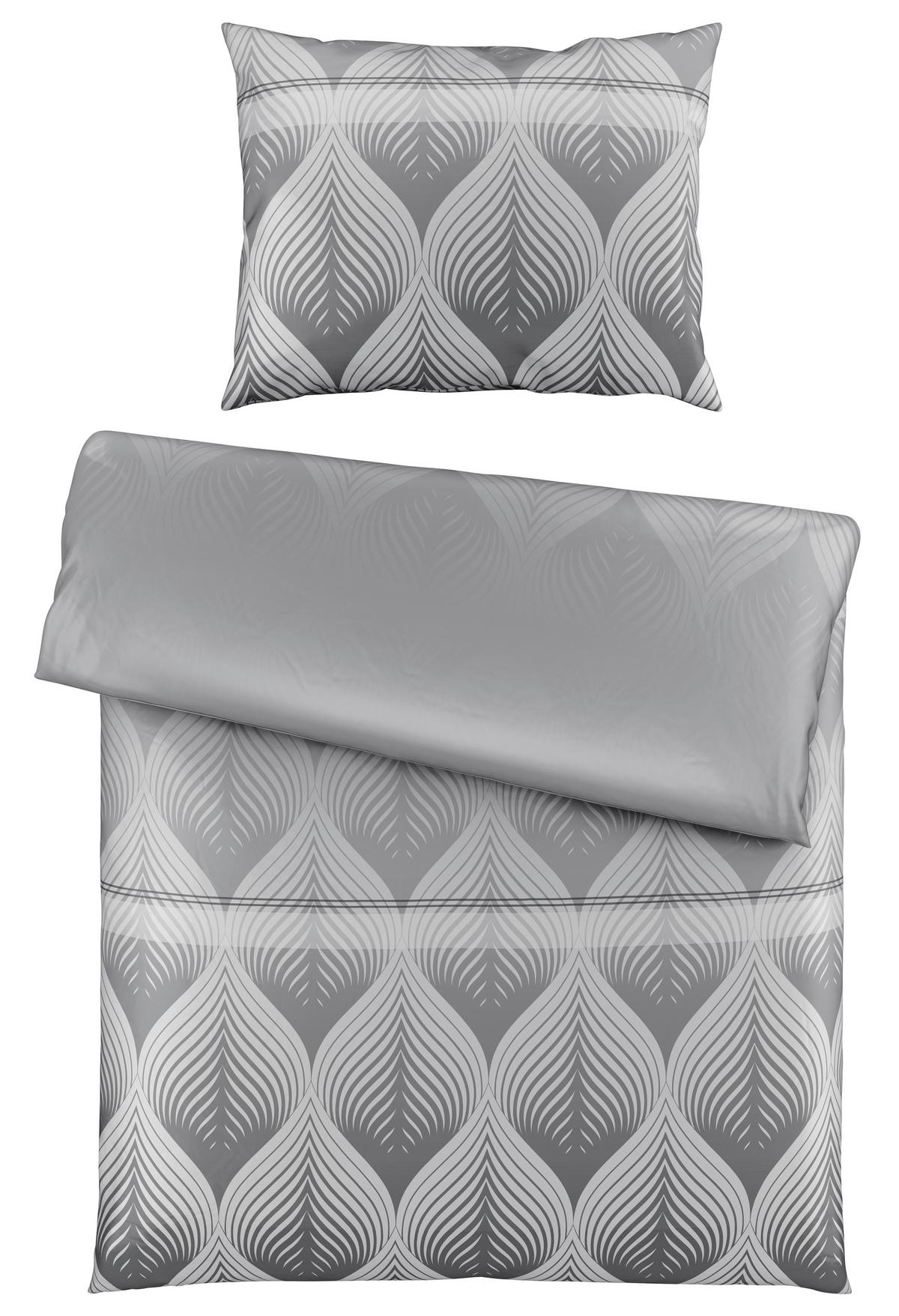 Povlečení Domps, 70/90 140/200cm - šedá, Moderní, textil (140/220cm) - Modern Living