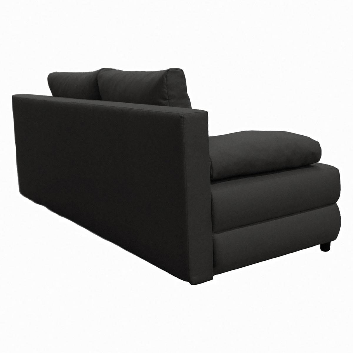 Schlafsofa Mela Anthrazit B: 200 cm - Anthrazit/Schwarz, Design, Textil (200/88/87cm) - P & B