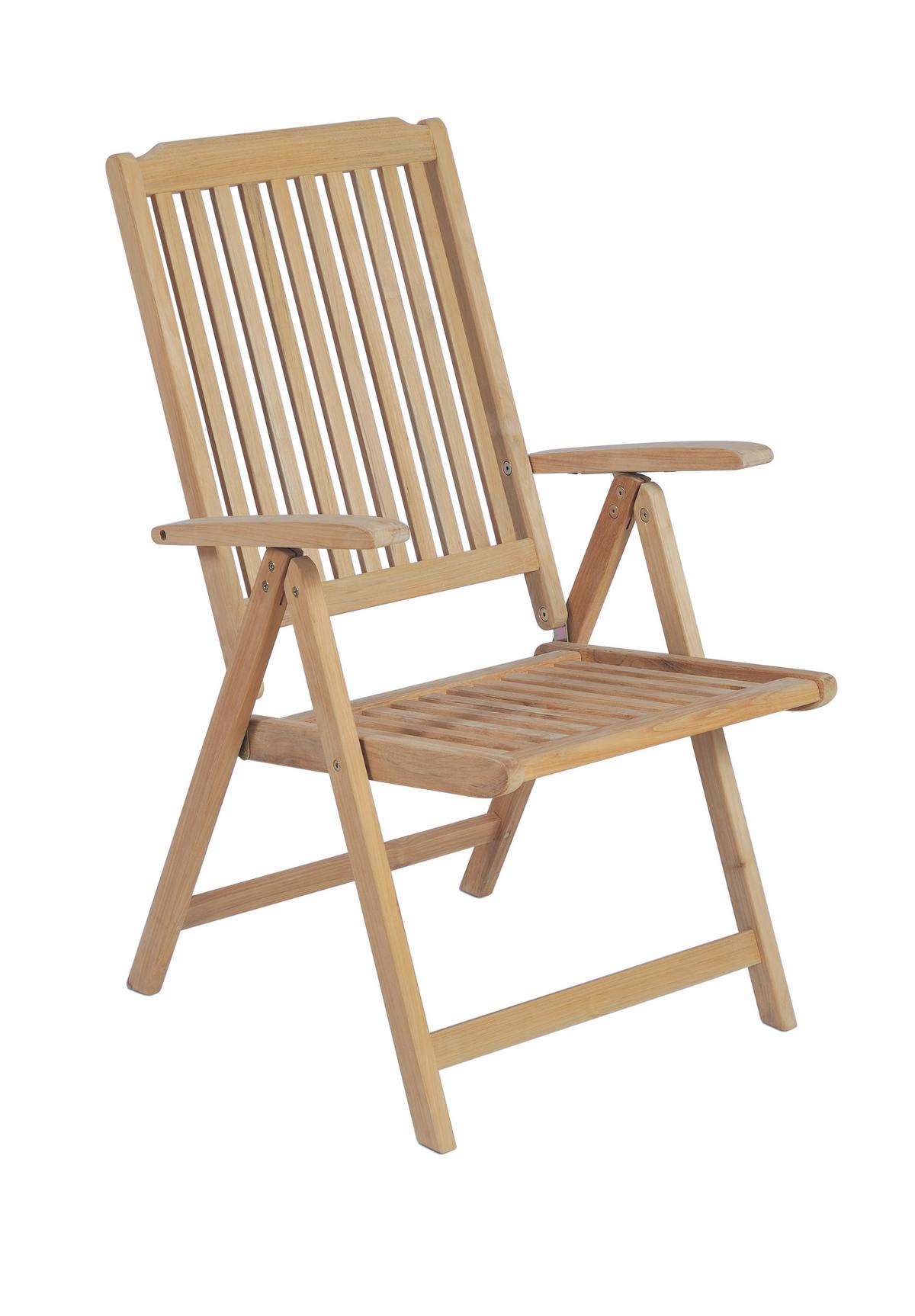 Gartenmöbel Set 3-tlg. Solo Teakholz - Teakfarben, Basics, Holz (66/103/58cm) - Gardenson