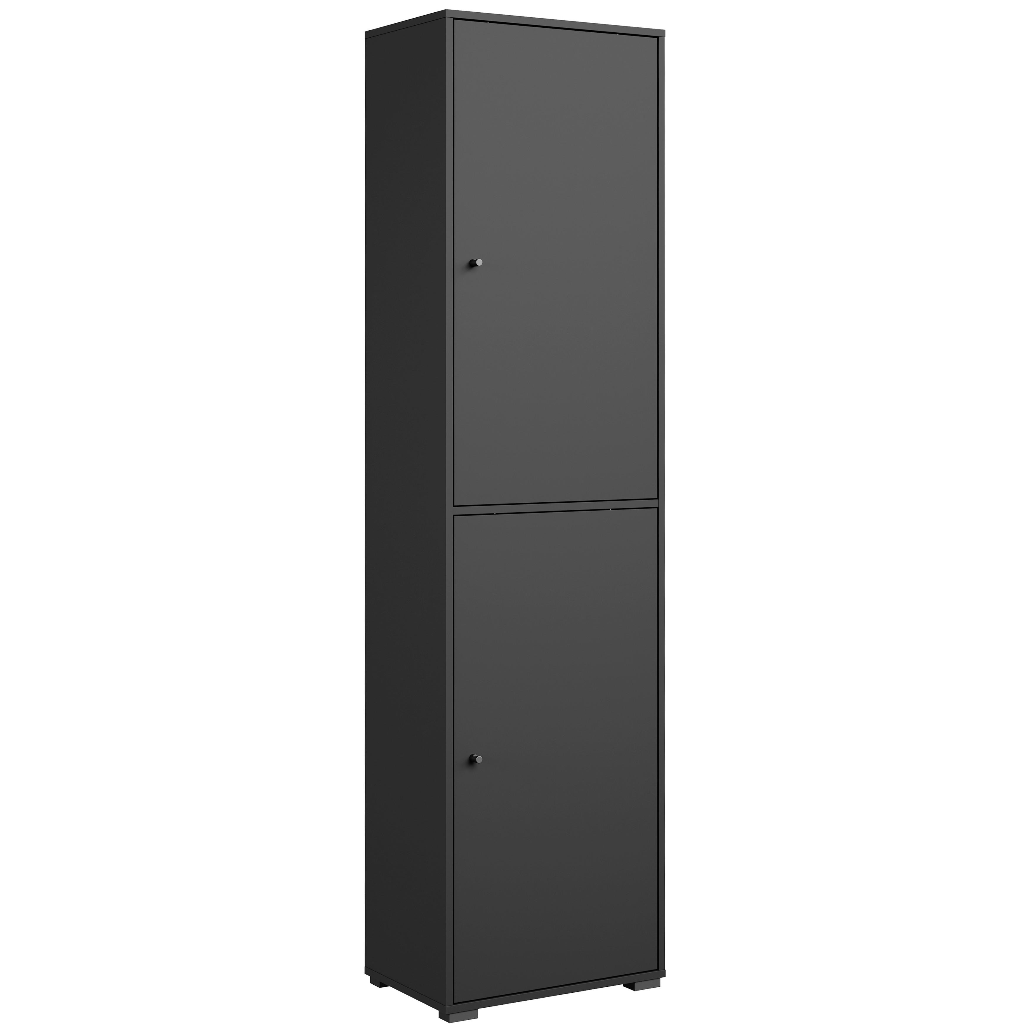 Schuhschrank Dino 026 Schwarz B: 50 cm