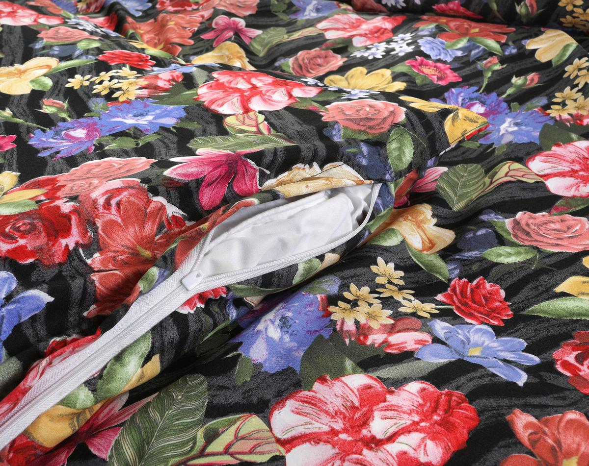 Ágyneműhuzat-garnitúra Paola - lila/sárga, Romantik / Landhaus, textil - James Wood