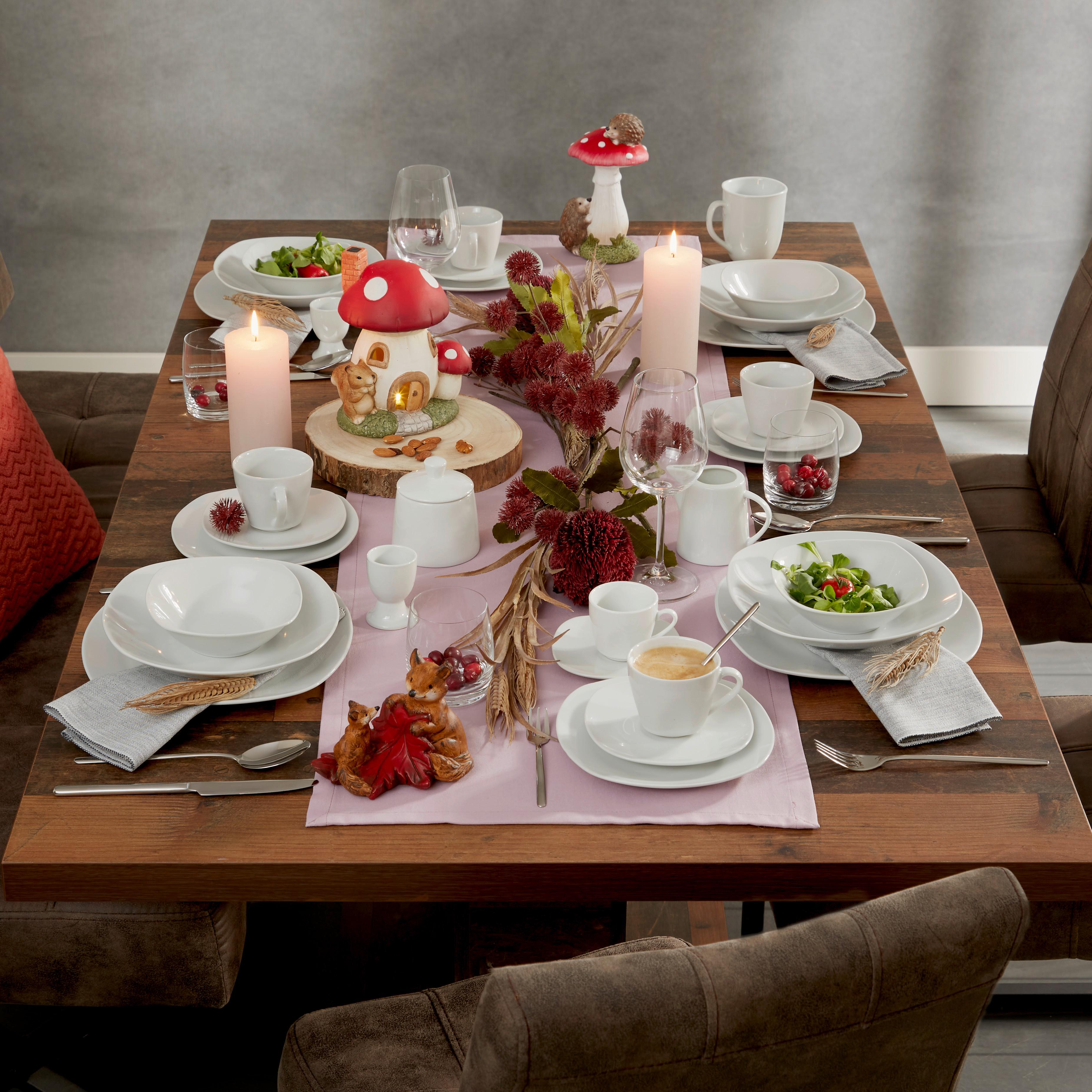 James Wood Kombiservice Porzellan Tabea für 6 Personen, 62 Tlg.