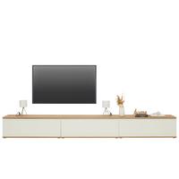 Wohnkombination 3 -Teilig. Power Alpinweiß - MODERN, Holzwerkstoff (382,5/46/40cm)
