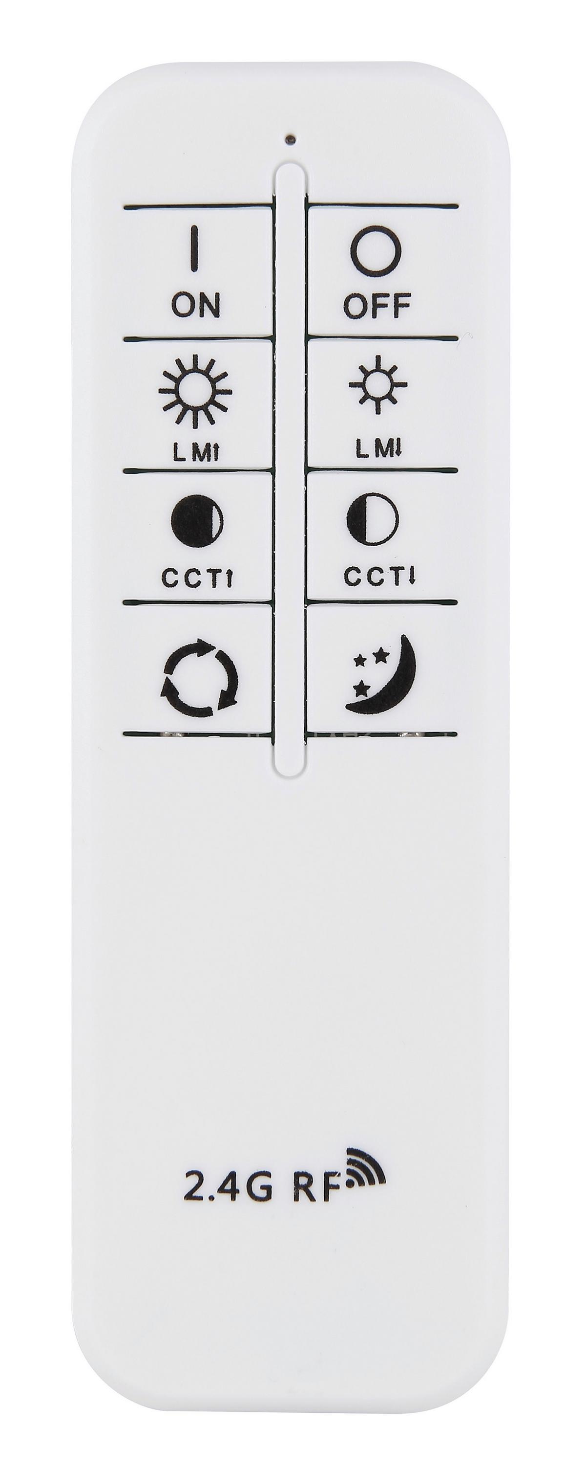 LED-DECKENLEUCHTE 48557-48W ALSUNA - Klar/Weiß, KONVENTIONELL, Kunststoff/Metall (48/7cm) - Globo