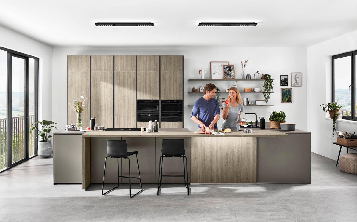 Einbauküche Riga Frei Planbar Modernes Design - MODERN, Holzwerkstoff - Vertico