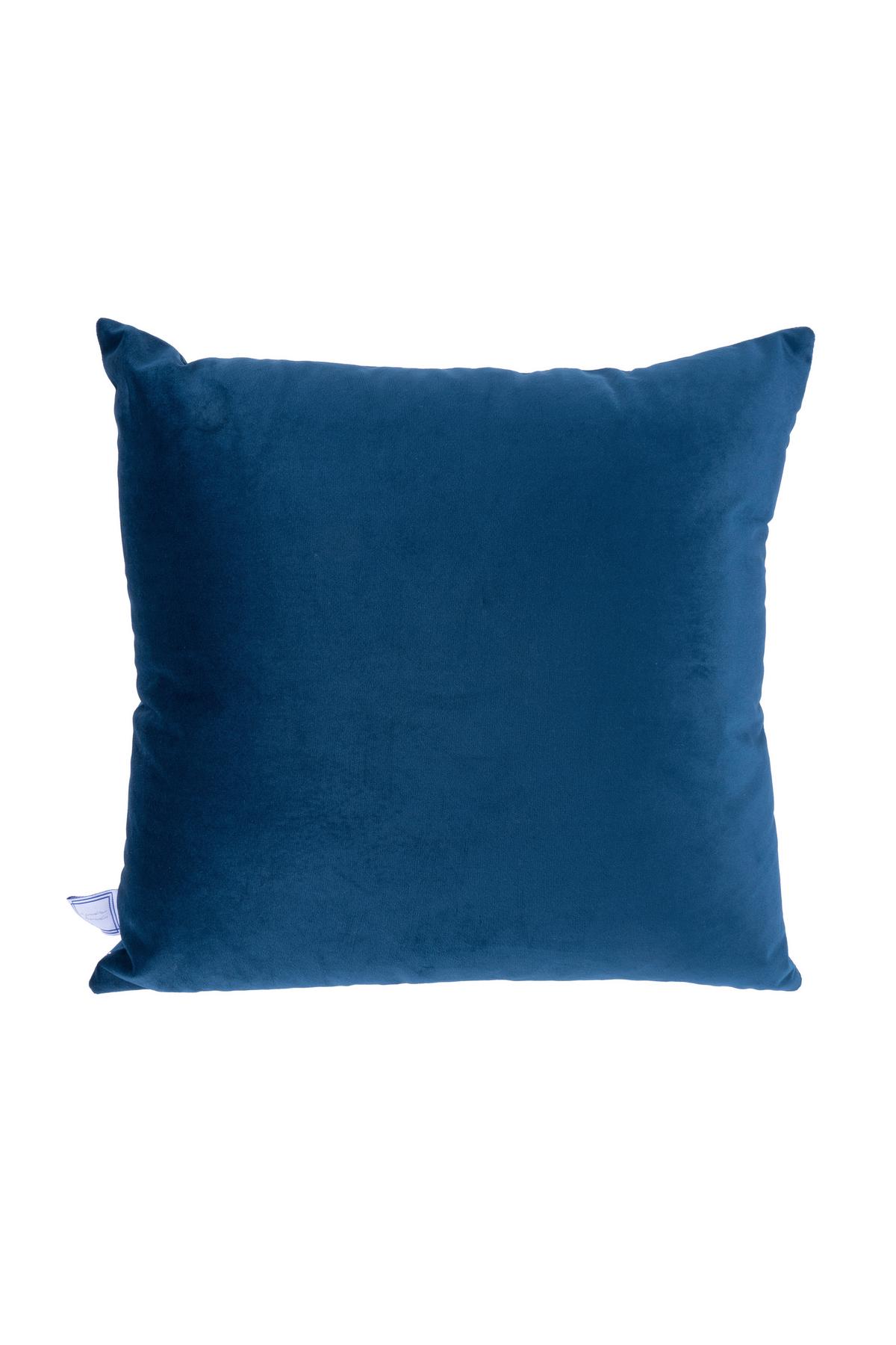 Zierkissen Prisma 30/45x50/45 cm Polyester Blau/Silberfarben - Blau/Silberfarben, KONVENTIONELL, Textil (30x45/50x45cm)