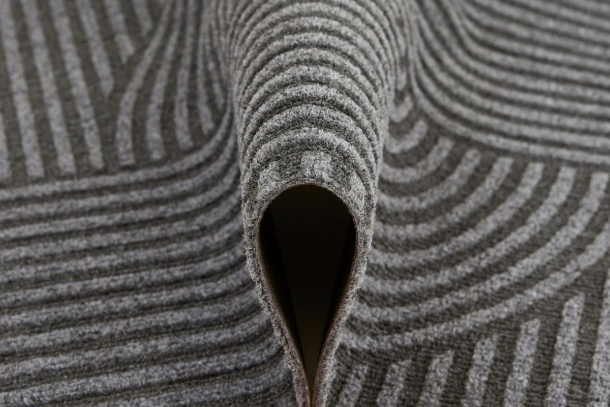 DVEŘNÍ ROHOŽKA YUKON - tmavě šedá, Basics, plast (40/60cm)