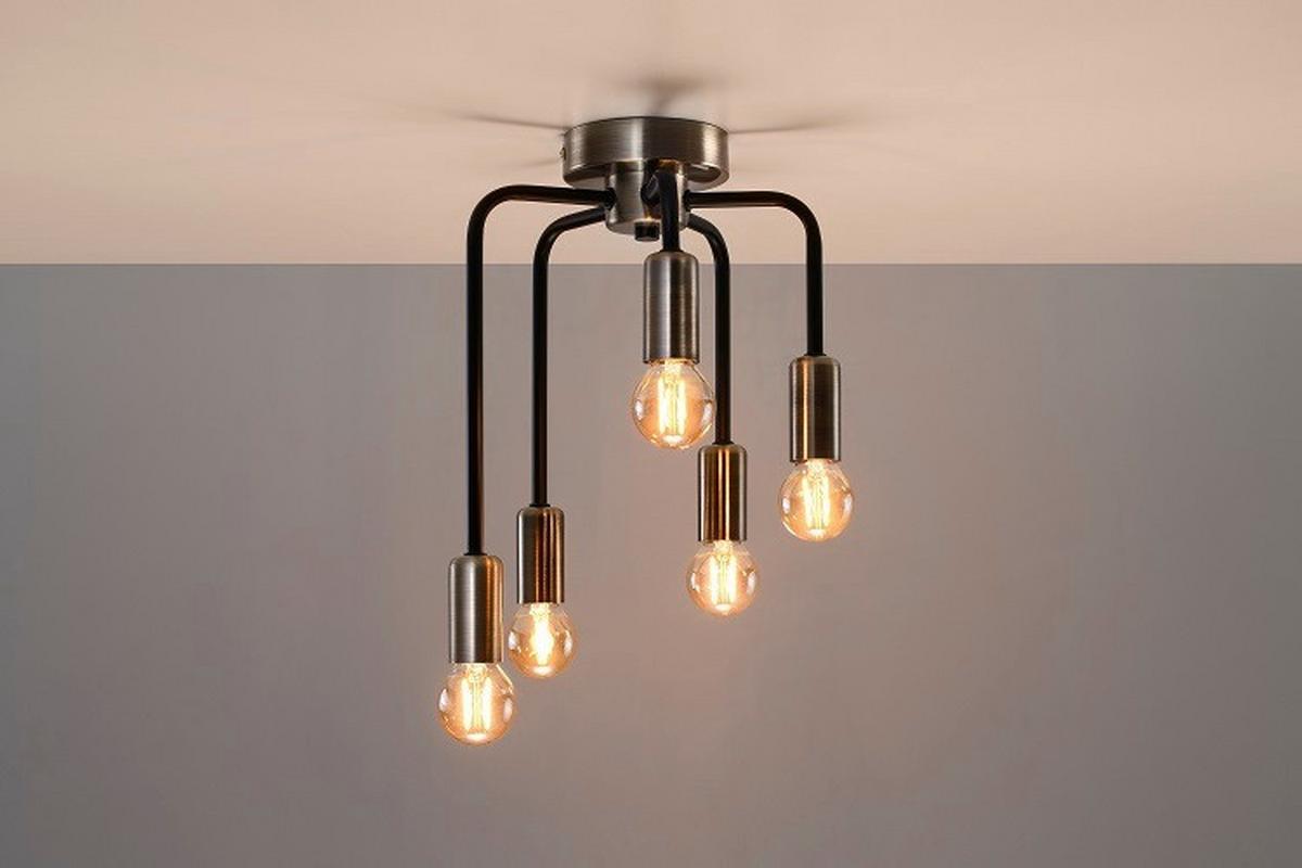 Deckenleuchte 35-01337 - Design, Metall (25.5/25.5/35cm)