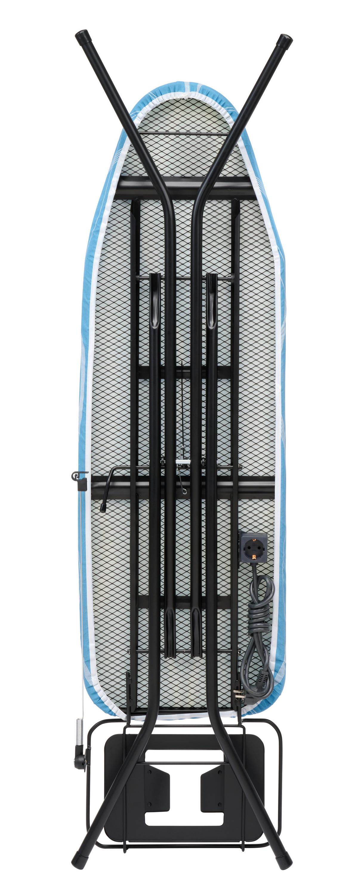 Žehliaca doska REGIS - modrá/biela, Konventionell, textil (92/40,5/145cm) - Mömax