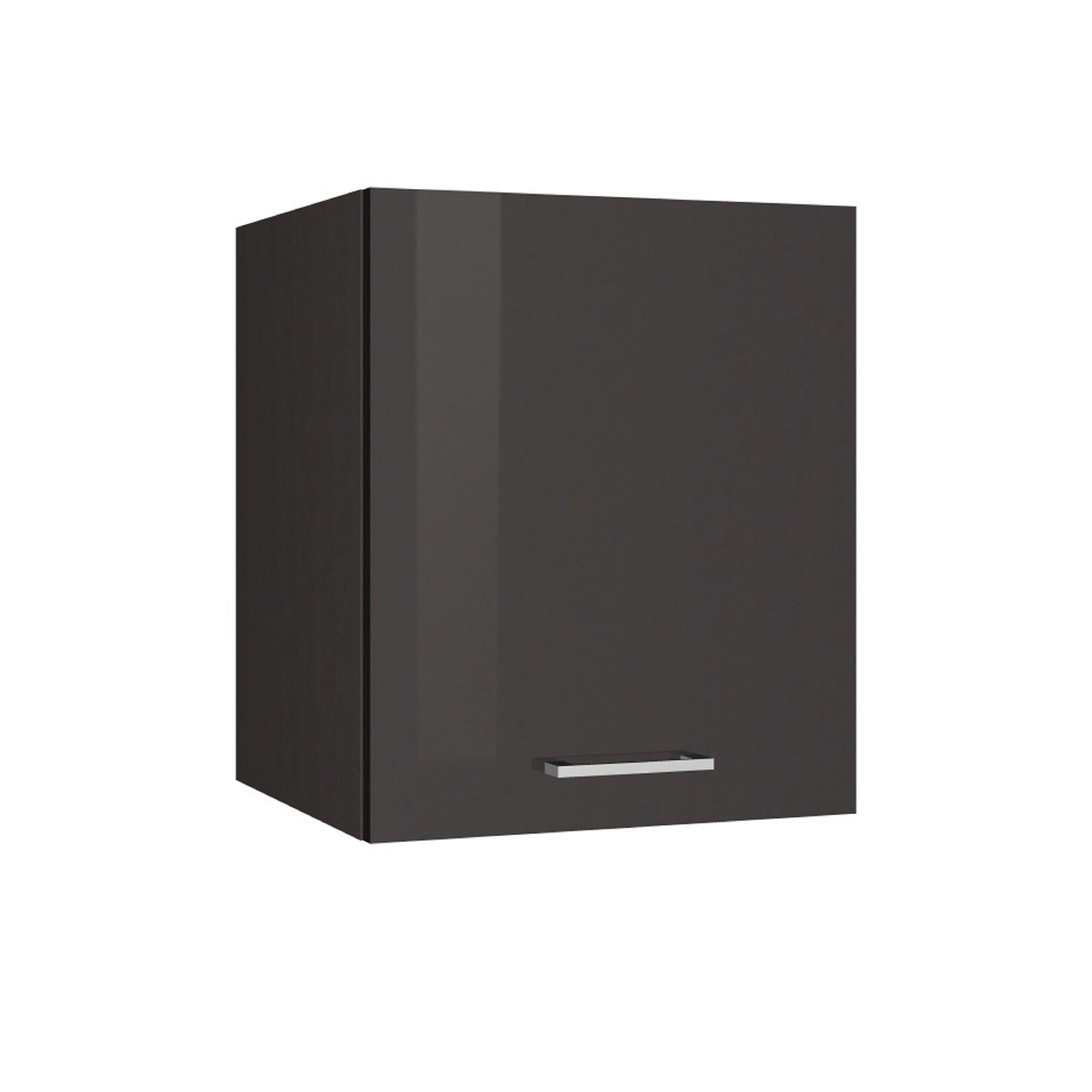 Küchenoberschrank Mailand Graphitfarben B: 50 Cm - Graphitfarben, MODERN, Holzwerkstoff (50/57/34cm) - Held