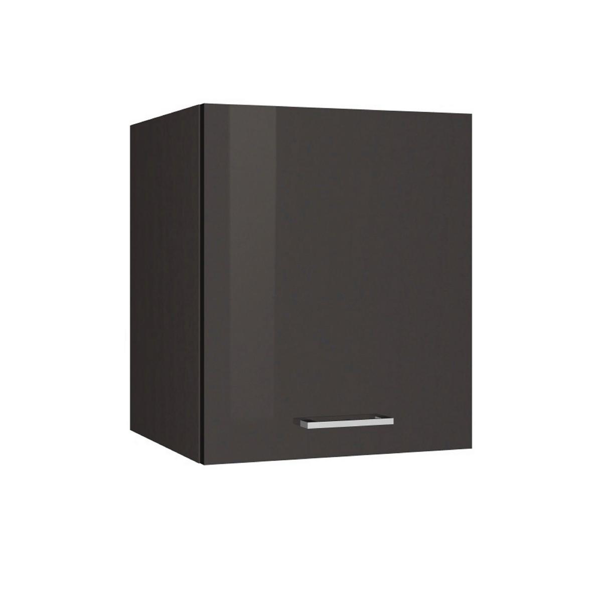 Küchenoberschrank Mailand Graphitfarben B: 50 Cm - Graphitfarben, MODERN, Holzwerkstoff (50/57/34cm) - Held