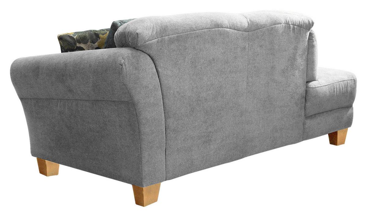 Récamiere Gotland V Silberfarben B: 194 cm - Silberfarben/Naturfarben, KONVENTIONELL, Textil (194/84/91cm) - Sit & More