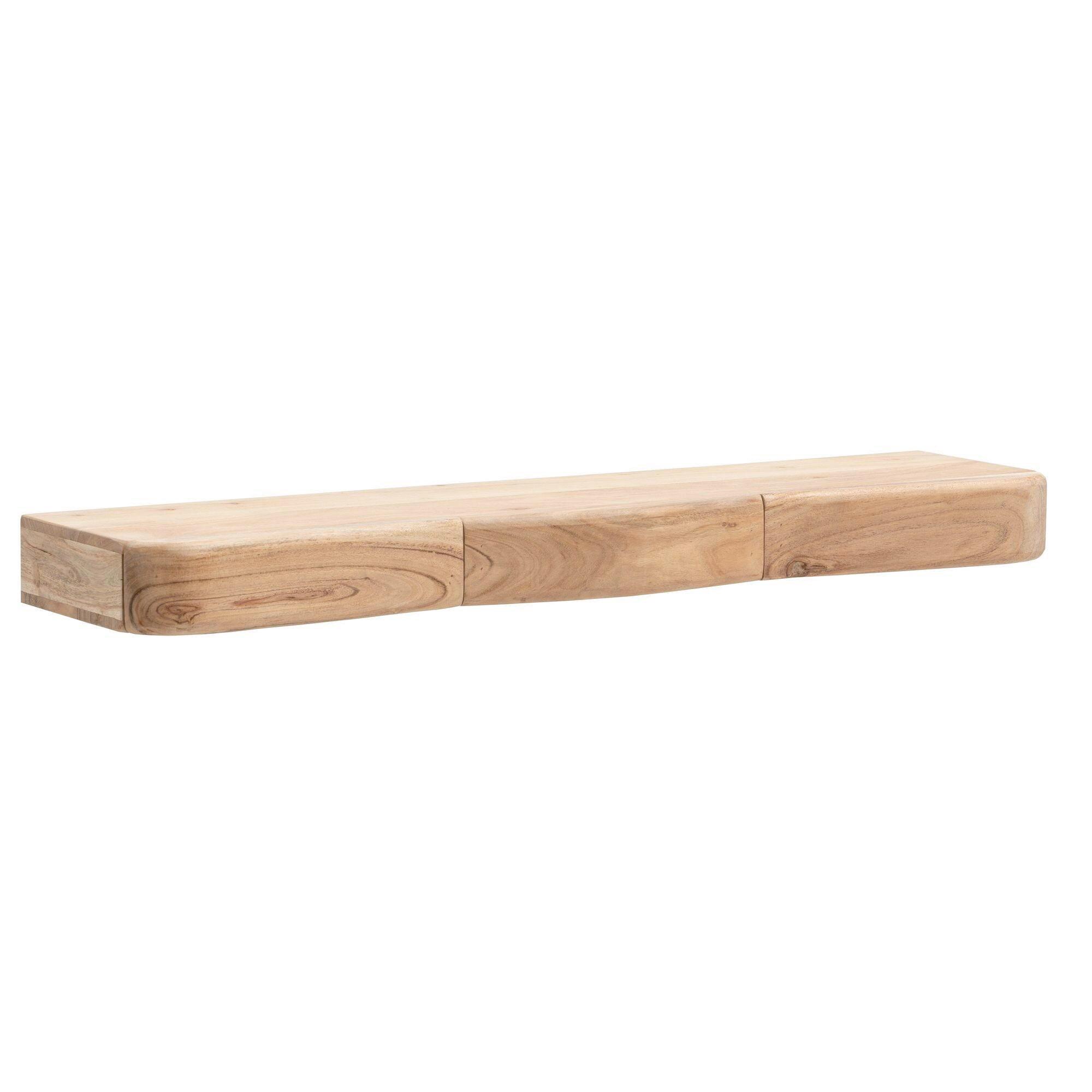 WANDBOARD Akaziefarben B: 100cm - Akaziefarben, Design, Holz (100/8/20cm) - Livetastic
