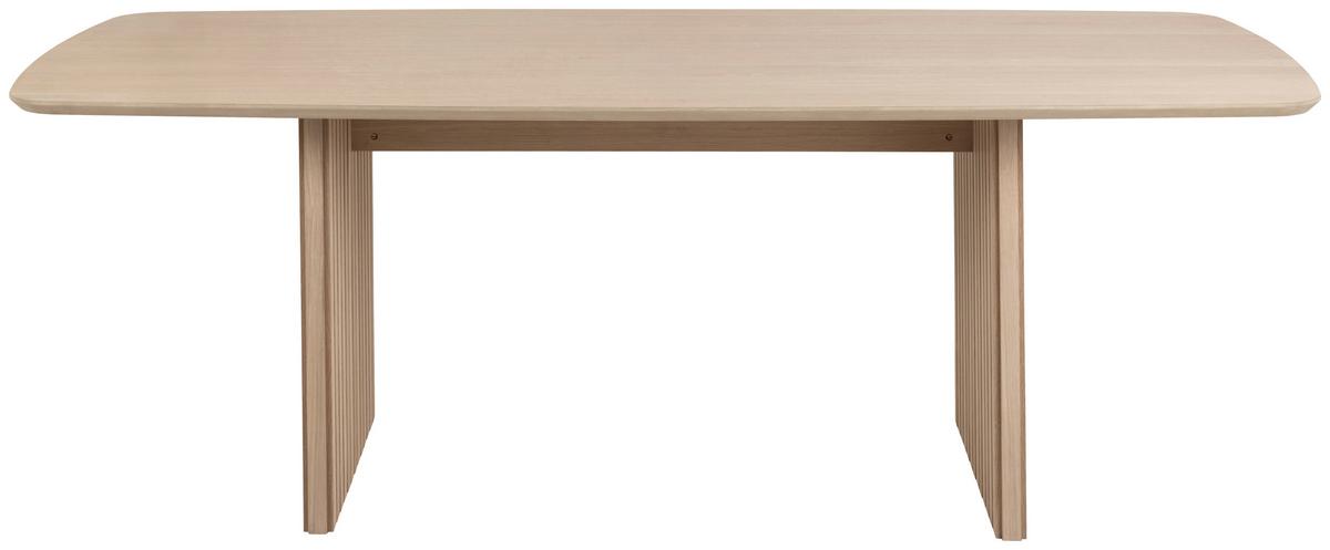Jedálenský stôl CHRISTO 220x105cm - biela, Trend, drevo/kompozitné drevo (220/105/76cm) - MID.YOU