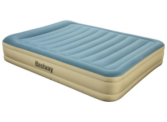 Luftbett Essence Fortech Airbed Queen - Blau/Beige, KONVENTIONELL, Kunststoff (203/152/36cm) - Bestway Luftbett Essence Fortech Airbed Queen - Blau/Beige, KONVENTIONELL, Kunststoff (203/152/36cm) - Bestway