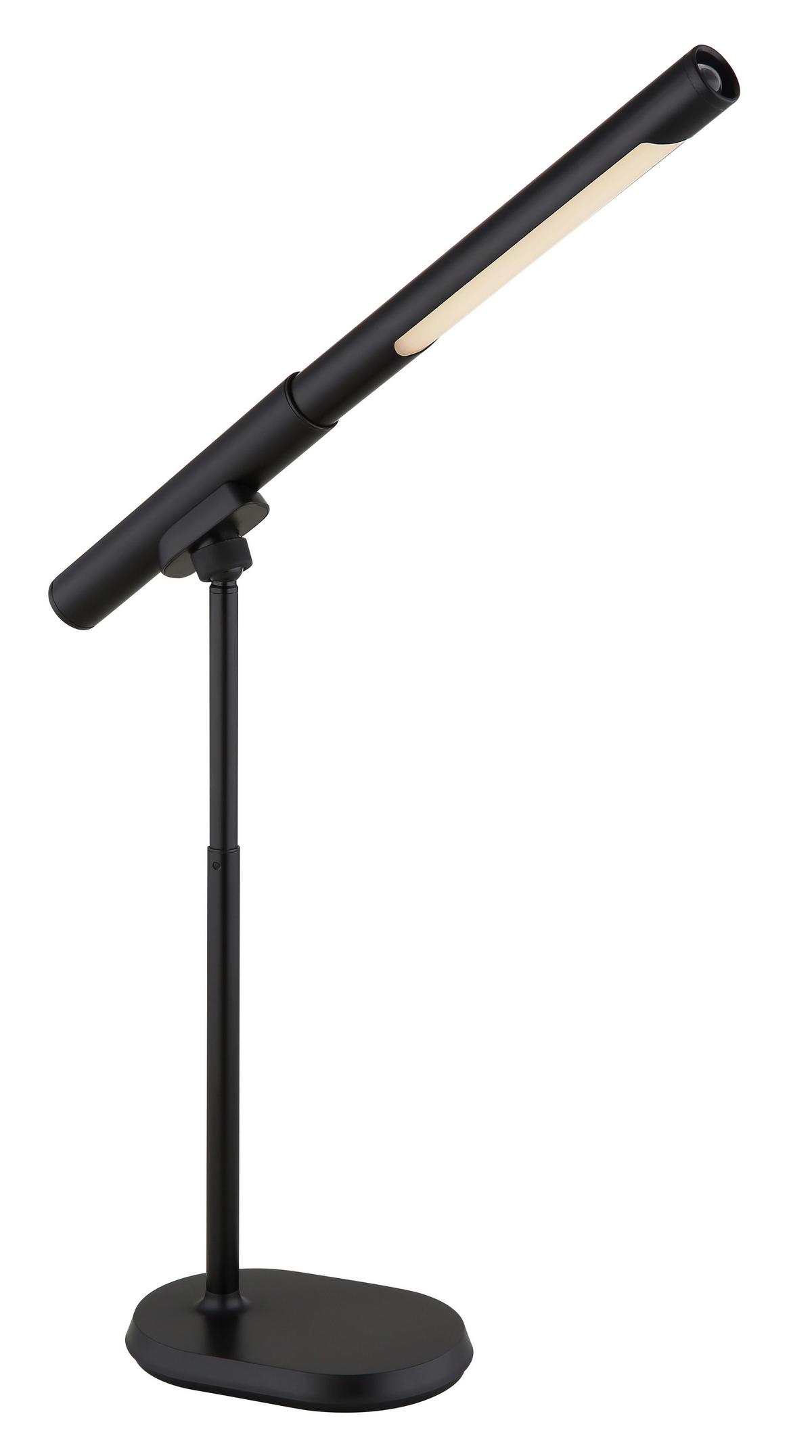 LED-Schreibtischleuchte 58472s - Schwarz/Weiß, Design, Kunststoff/Metall (40,4/10,9/44,5cm) - Globo
