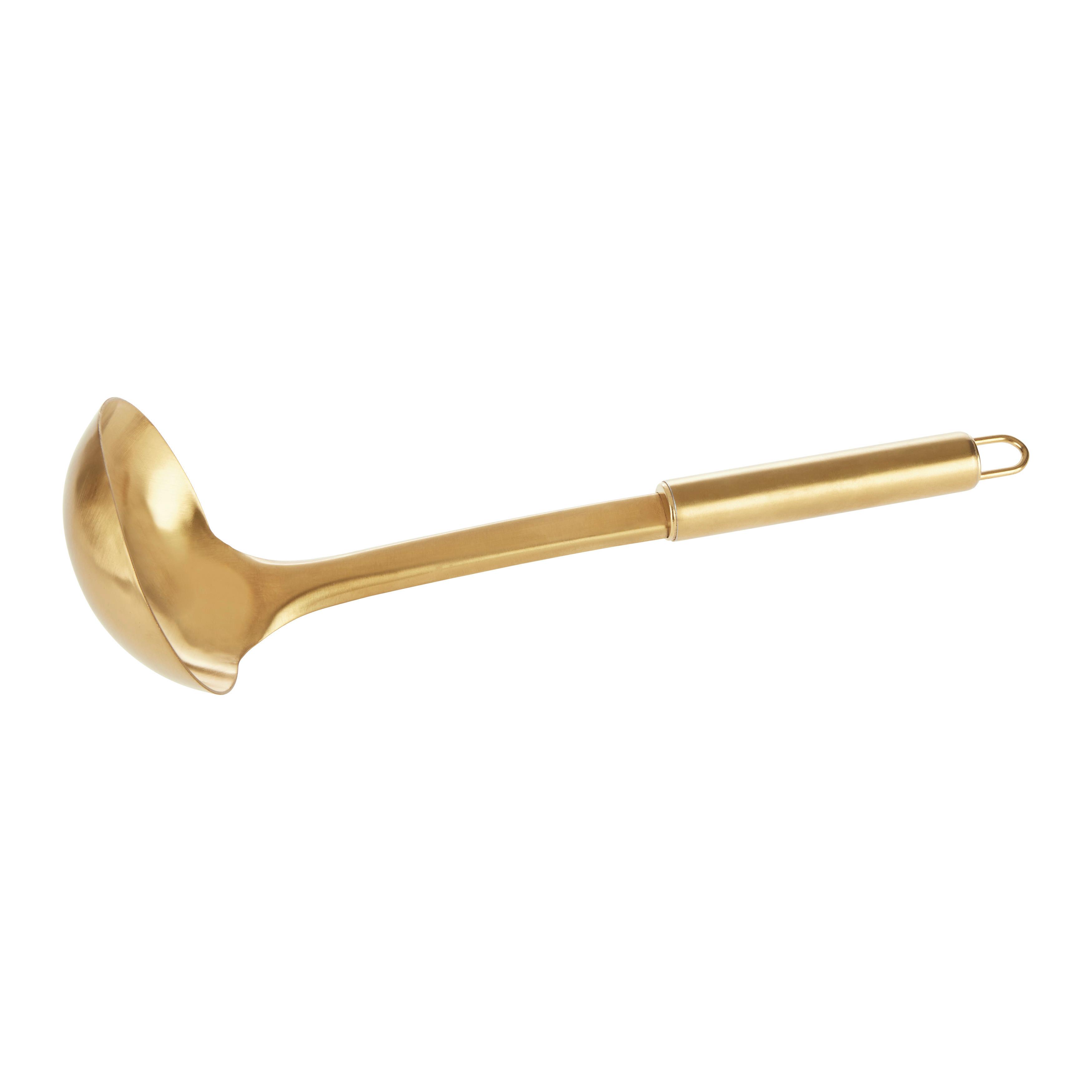 naběračka GOLDEN AUTUMN - barvy zlata, Moderní, kov (30cm) - Modern Living