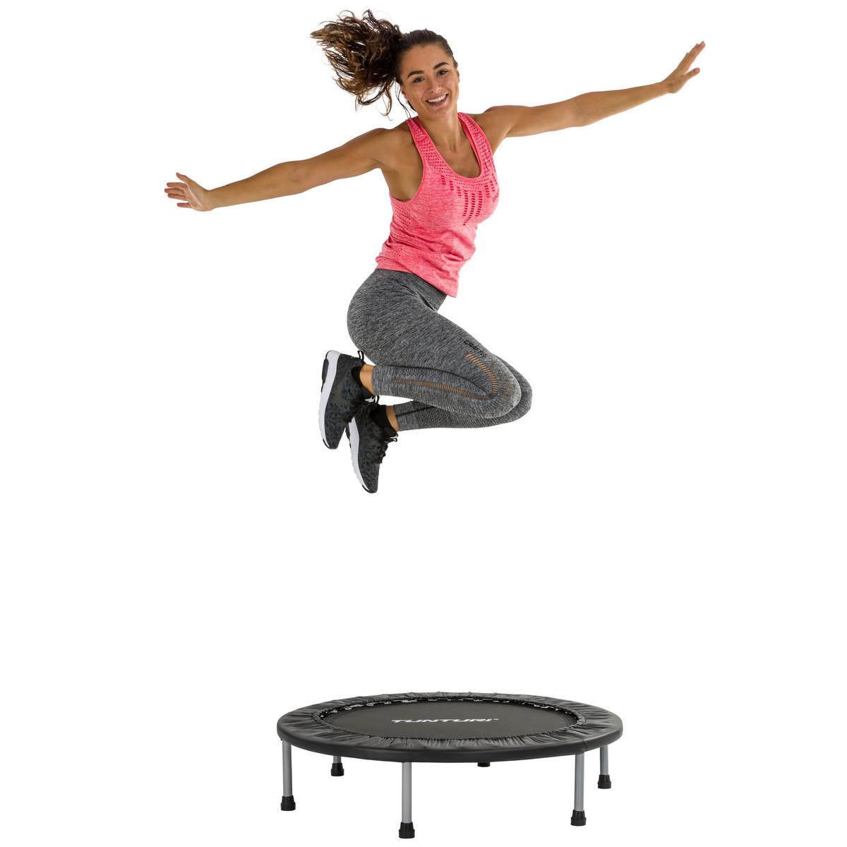 Trampolin Tunturi Funhop Trampoline - Schwarz, KONVENTIONELL, Kunststoff/Metall (95cm)