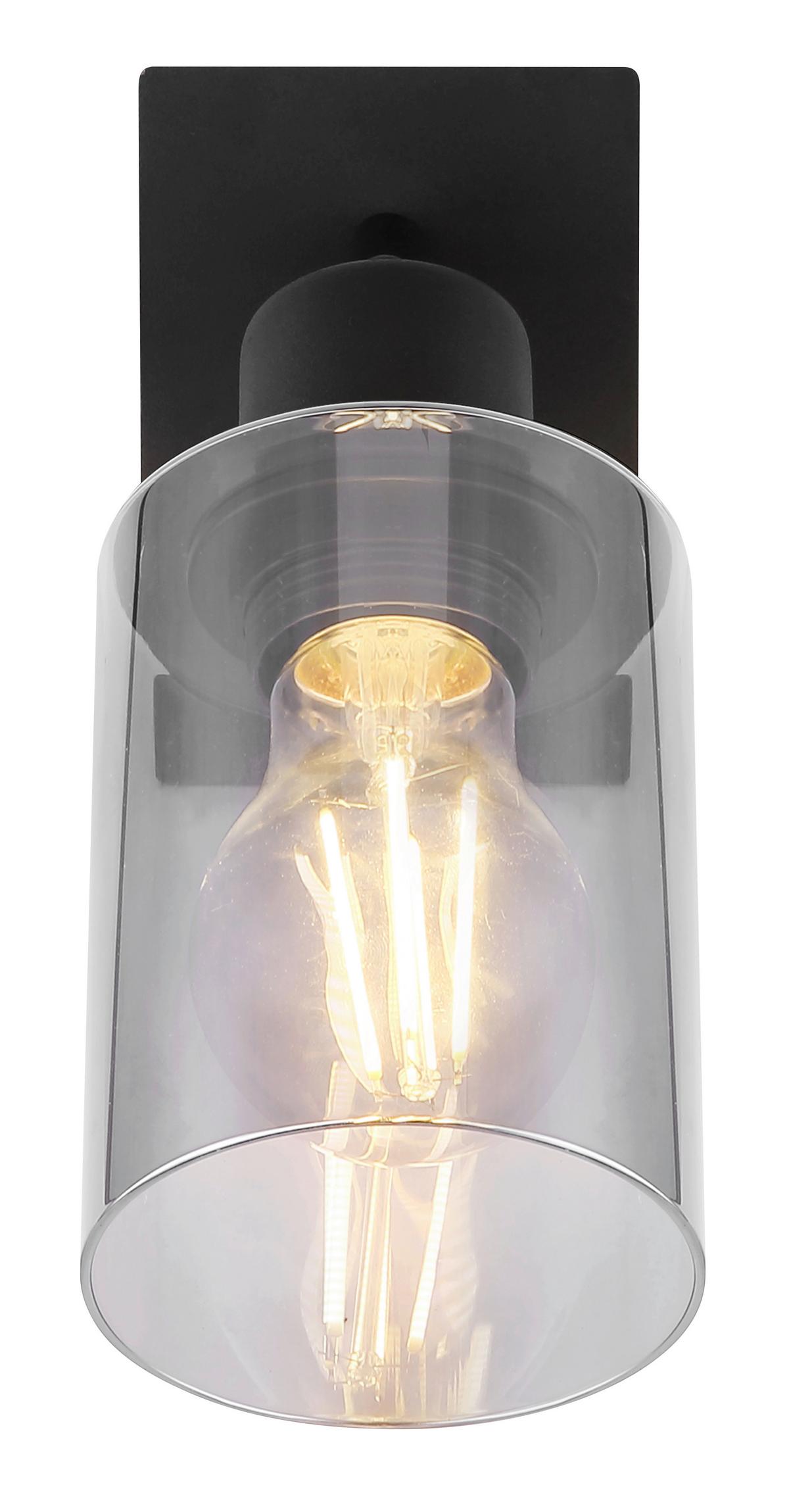 Strahler 15465-1 - Schwarz/Grau, Glas/Metall (9/18/20cm) - Globo