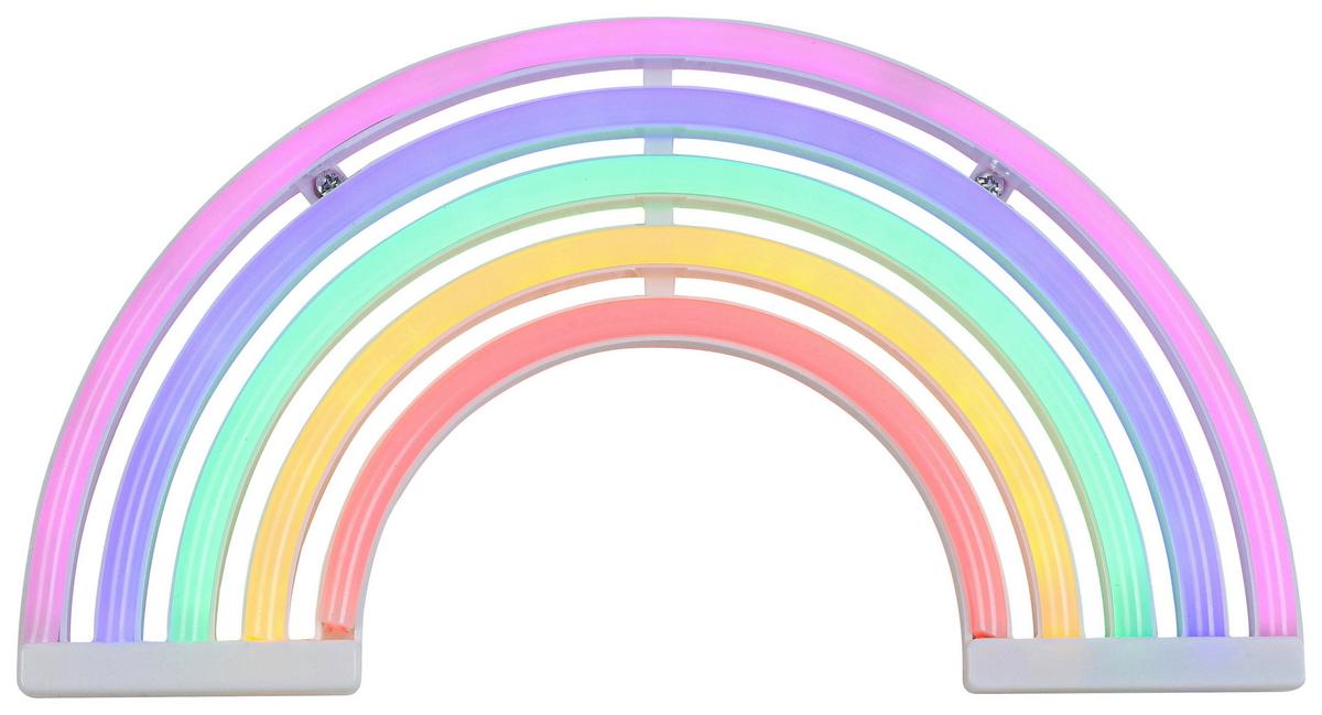 LED-Dekoleuchte Sienna - Weiß, KONVENTIONELL, Kunststoff (29/16/1,7cm) - Luca Bessoni