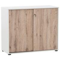 Aktenschrank 400 U 1000 St - Wildeiche/Weiß, MODERN, Holzwerkstoff (100,1/83,6/41cm) - MID.YOU