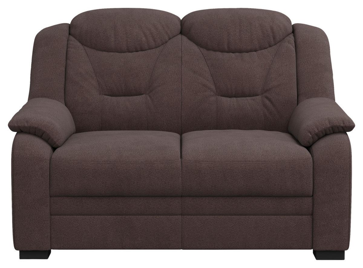 2-sitzer-sofa Marcus Braun B: 138 Cm - Schwarz/Braun, Basics, Textil (138/99/99cm) - MID.YOU