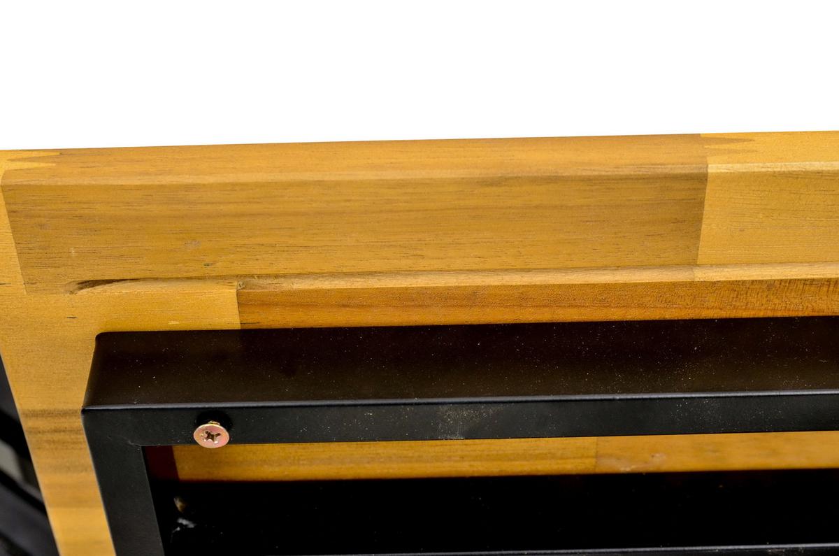 Sonnenliege Victoria - Anthrazit/Grau, MODERN, Holz/Kunststoff (75/38/200cm) - Beldano