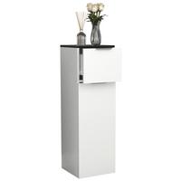 Highboard Donali Schwarz, Weiß B: 30 cm - Schwarz/Weiß, MODERN, Holzwerkstoff (30/95/30cm) - MID.YOU