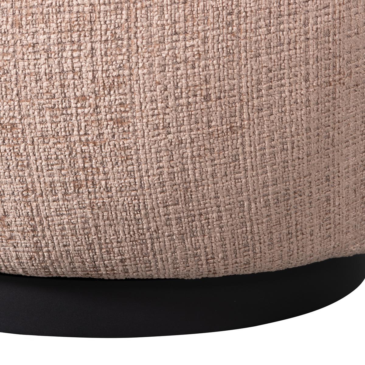 Sessel Woolly Sandfarben B: 84 Cm - Sandfarben/Schwarz, Design, Textil (84/71/88cm) - Livetastic