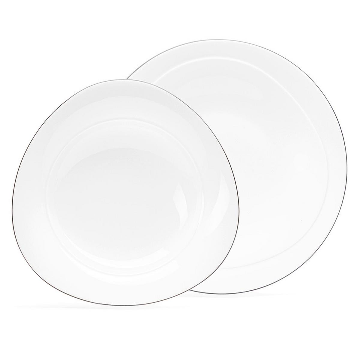 Tafelservice Trio - Weiß Hochglanz, Basics, Keramik (7,939kg) - Seltmann Weiden